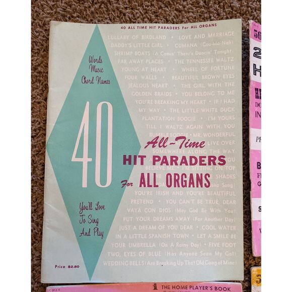 Vintage Lot 20 All-Time Hit Paraders Easy Piano Organ Solos Sheet Music - Picture 14 of 14